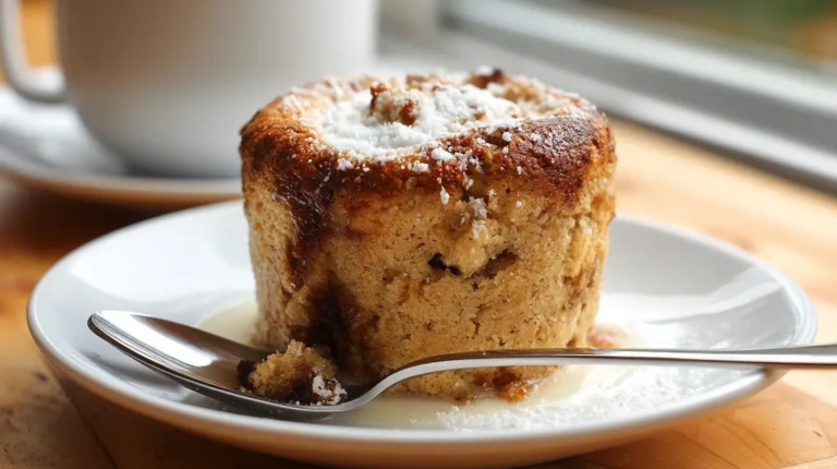 Banana Bread Mug Cake in a Minute
