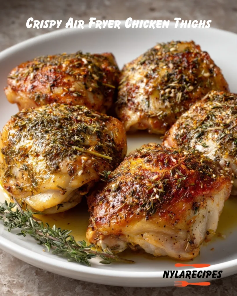 Marinating chicken thighs with spices in a bowl