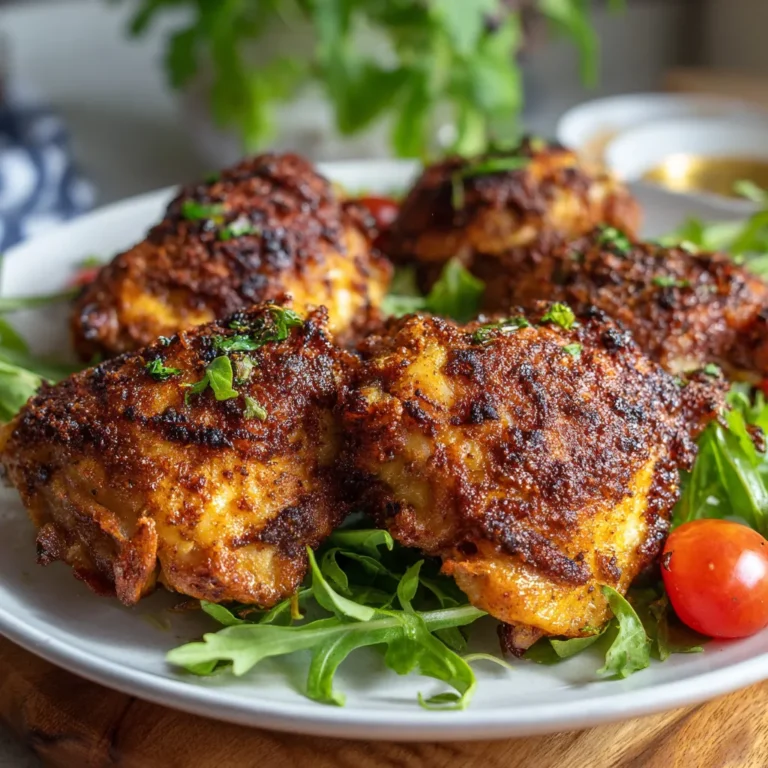 Crispy Air Fryer Chicken Thighs