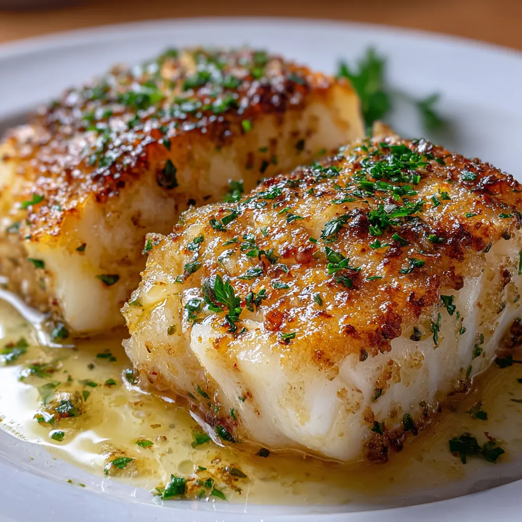 Air Fryer Garlic Butter Cod