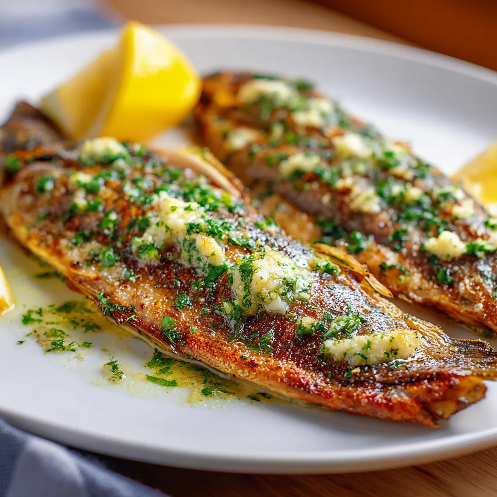 Air Fryer Garlic Butter Trout