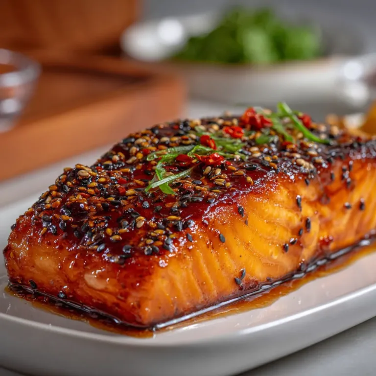 Air Fryer Honey Glazed Salmon
