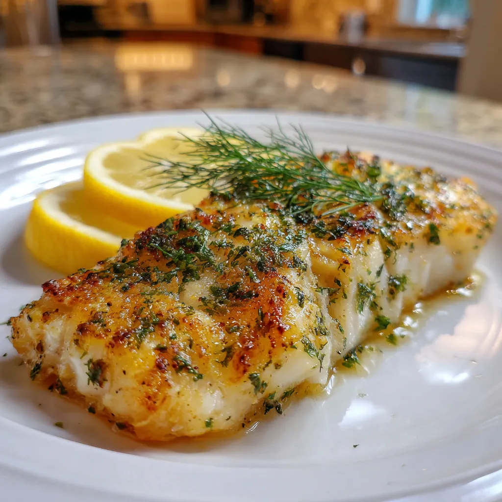 Air Fryer Lemon Dill Haddock