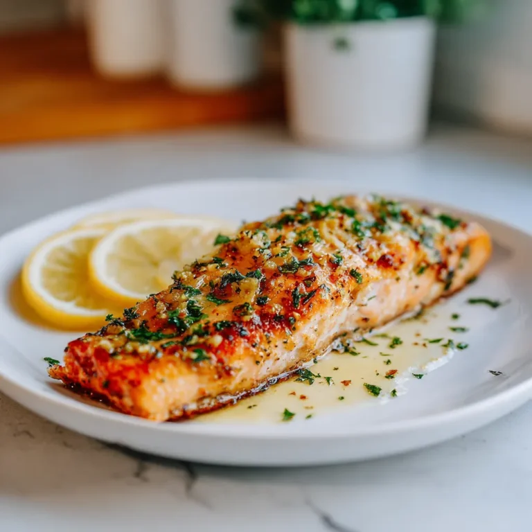 Air Fryer Lemon Garlic Salmon