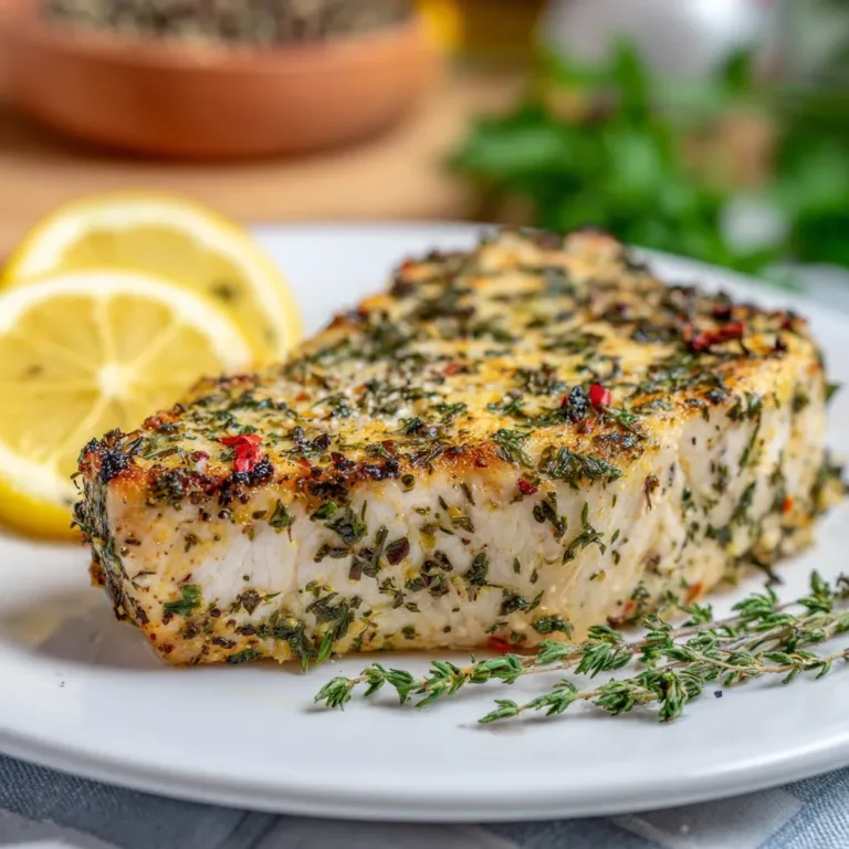 Air Fryer Lemon Herb Swordfish
