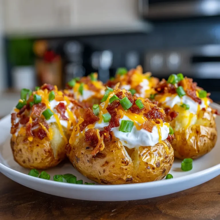 Air Fryer Loaded Potatoes