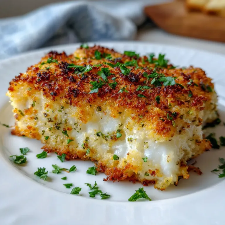 Air Fryer Parmesan Crust Halibut