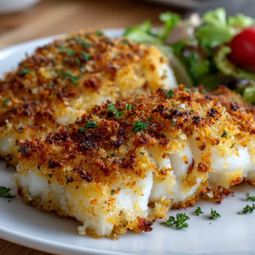 Air Fryer Parmesan Crusted Cod