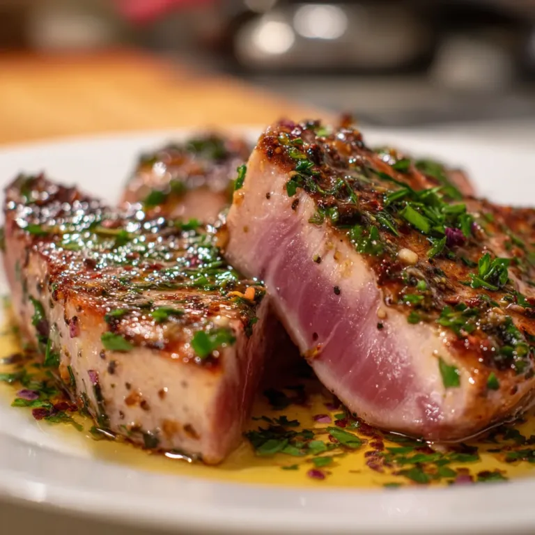 Air Fryer Tuna Steaks