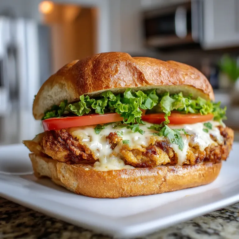 Air Fryer Chicken Sandwich