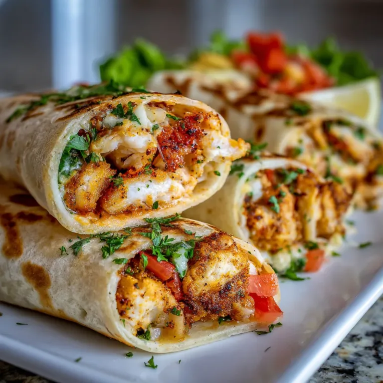 Air Fryer Chicken Wraps