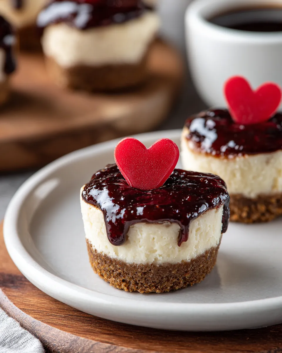 Air Fryer Cheesecake Bites for Valentine’s Day