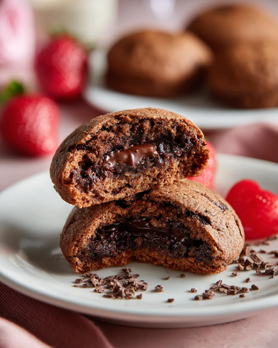 Air Fryer Chocolate Stuffed Cookies for Valentine’s Day