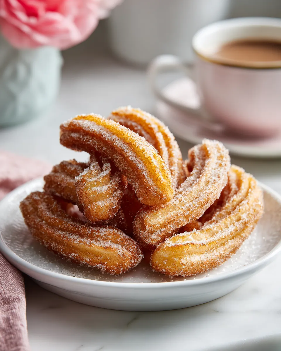 Air Fryer Mini Churros for Valentine’s Day