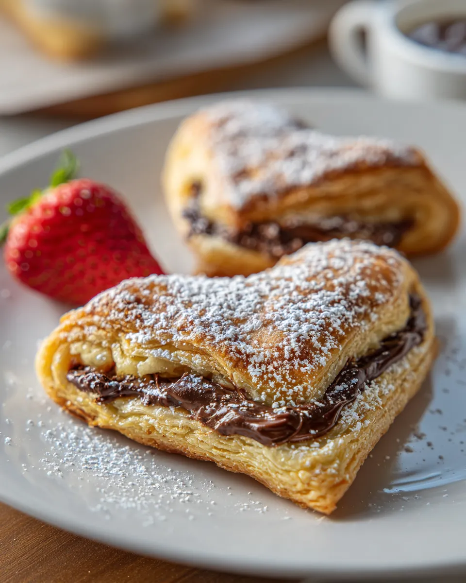 Air Fryer Nutella Pastries for Valentine’s Day