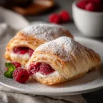 Air Fryer Raspberry Filled Pastries for Valentine’s Day
